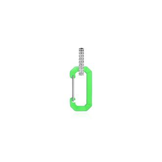 E&eacute;ra Enkele oorbel Chiara Klein - Dames - Oorbellen - Groen - ONE Size - Accessoires