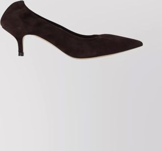 Parosh suede leather pumps