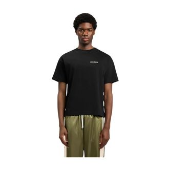 Palm Angels Classic Logo T-Shirt - male - Palm Angels - T-Shirts - Black - XS - Tops