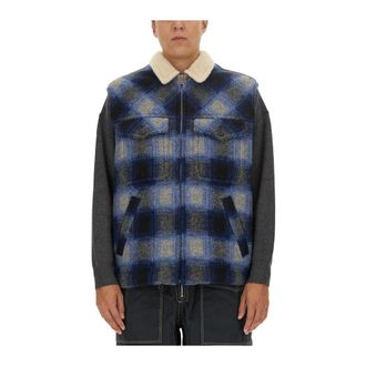 Isabel Marant Kiraneo Vest - Jackets - Hombre - Azul - M