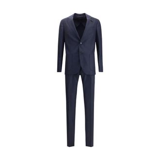Lardini Wool Two-Piece Mens Suit