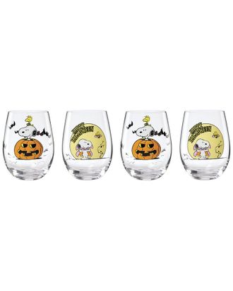 Lenox Set Of 4 The Great Pumpkin Assorted Tumblers