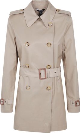 Ralph Lauren Trench Coat Double Breasted Birch Tan