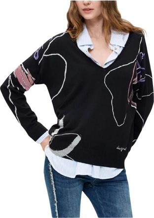 Desigual Mujer, Jerseys, Negro, Talla: XS
