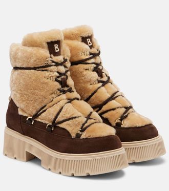 Bogner Stivaletti Turin in shearling e suede