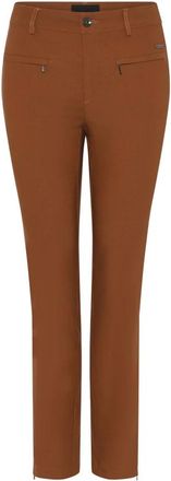 C.Ro Dames, Broeken, Oranje, Maat: 4XL