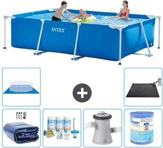 Intex Piscina Con Estructura Rectangular - 300x200x75 Cm - 7-piezas S30202