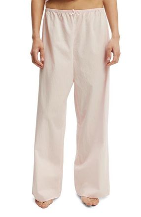 Cotton On Womens Cotton Soft Wide Leg Pant in Pink Kiss at Nordstrom, Size X-Large