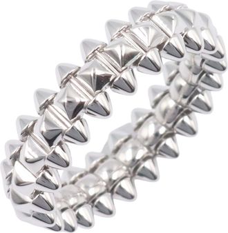 Cartier Silver White Gold (18K) Band Ring (Pre-Owned)