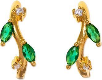 Girls Crew Morning Dew Huggie Hoop Earrings in Gold at Nordstrom