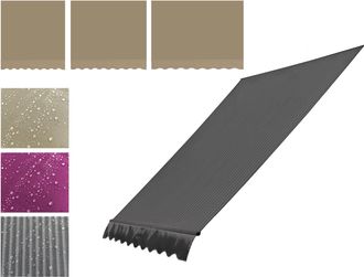 Quick Star Quick-star - Ersatzdach F&uuml;r Klemmmarkise 250x130cm Bordeaux Balkon Sonnensegel Ersatzbezug