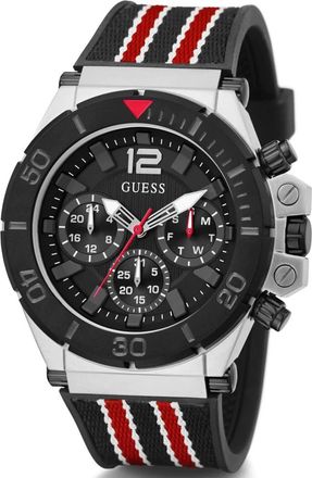 Guess Sport Multifunctioneel Horloge - Heren - Horloges - Zwart - ONE Size - Accessoires