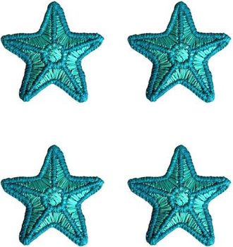 Coro Cora Starfish 3D Napkin Ring - Set of 4 in Blue at Nordstrom