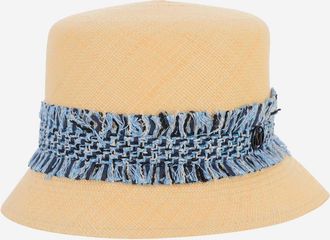 Maison Michel Womens Mini New Kendall Hat Natural Brisa