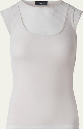 Akris Knit Overlayer Top