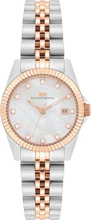 Rhodenwald & Söhne Womens Female Stainless steel Watch 27,5mm - Silver & Rose Gold material_Stainless_Steel - One Size