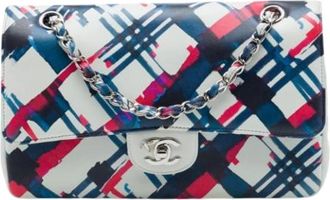 Chanel Pre-owned Double Flap Shoulder Bag - Dames - Vintage Schoudertas - Veelkleurig - ONE Size - Leer - Vintage