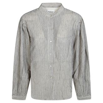 Isabel Marant Shirts, female, Blue, Size: 2XS Selvia Shirt