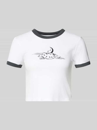 Levi's Slim Fit T-Shirt aus reiner Baumwolle in Weiss, Gr&ouml;&szlig;e XS