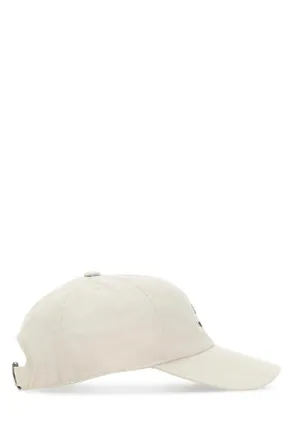 Isabel Marant Womens Ivory Cotton Tomas Baseball Cap Ecru-Black Cappelli E Fasce Per Capelli Ecru/black Hat