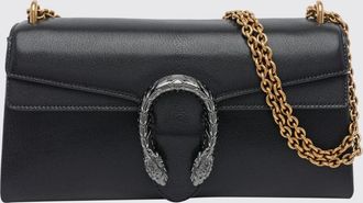 Gucci Borsa a spalla media Dionysus in pelle a grana con chiusura a testa di tigre