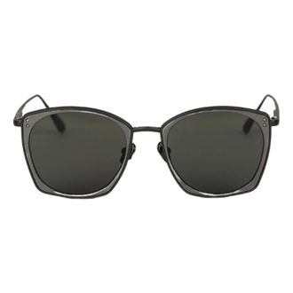 Linda Farrow Sunglasses, unisex, Gray, Size: ONE SIZE Black Series Sunglasses in Black