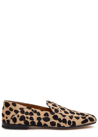 Tod's Cuoio 25M Animal-print Calf Hair Loafers - Black Other - 40 (IT40/ UK7)