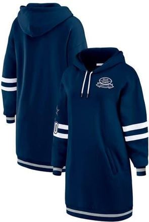 WEAR by Erin Andrews Womens WEAR by Erin Andrews Navy Dallas Cowboys Hoodie Dress at Nordstrom, Size Medium