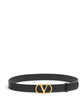 Valentino Garavani 30 Mm Vlogo Signature Calfskin Belt