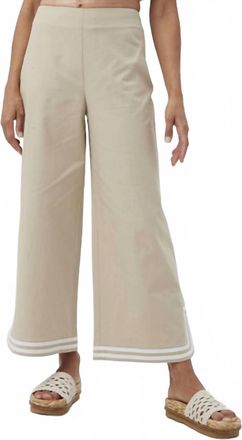 Trina Turk Abbey Wide-Leg Pant In Biarritz Beige
