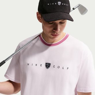 Nike Mens Loose-Fit Golf T-Shirt in Pink | IH2055-664