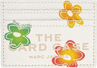Marc Jacobs Portacarte The Wild Daisy a fiori - Bianco