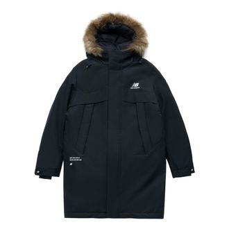 New Balance Long Puff Down Jacket Asia Sizing Black 5PC44303-BK