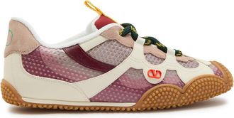 Valentino Garavani Amphibia Panelled Mesh Sneakers - Pink - 39 (IT39 / UK6)