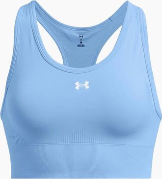 Under Armour Womens Vanish Longline Sports Bra - Blue - Size: 10 s