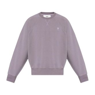Ami Sweatshirts, male, Purple, Size: XL Sweatshirt with logo