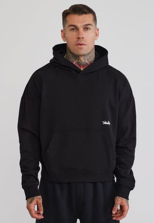 Siksilk Mens Black Overhead Hoodie XXL