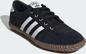 adidas Originals ADIDAS Originals Womens Volley Plimsole Shoes - Black Leather - Size UK 10.5