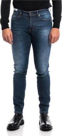 Pantaloni Torino Jeans, Heren, Blauw, W37, Katoen, Skinny Jeans