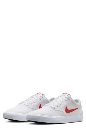 Nike Charge Skate Sneaker in White/University Red at Nordstrom Rack, Size 10.5