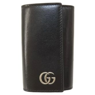 Gucci Pre-owned Accessories, female, Brown, Size: ONE SIZE Pre-owned Leather key-holders
