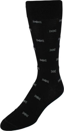 Trafalgar Store Dapper Bow Tie Novelty Mid Calf Mercerized Cotton Socks in Black at Nordstrom