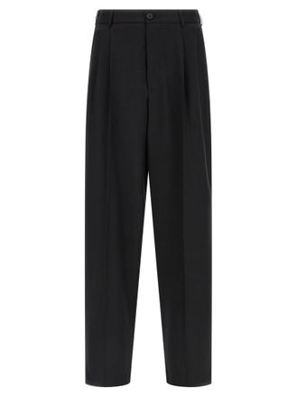 Magliano Black Relaxed Pleated Pants
