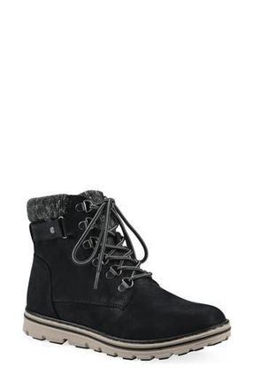 White Mountain Kimora Hiker Bootie in Black Fabric at Nordstrom Rack, Size 9.5