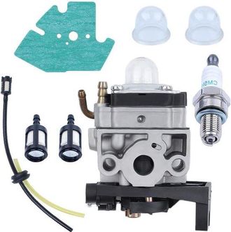 OEM Kit De Juntas De Carburador, Buj&iacute;a Y Manguera De Combustible Para Motor De Desbrozadora Honda Gx25 Gx35 Hht35 Hht35s Fg110