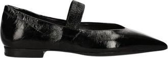 Billi Bi Puntige Ballerinas - Dames - Ballerinas - Zwart - 36 EU - Leer - Schoenen