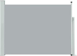 vidaXL Toldo Lateral Retr&aacute;ctil De Jard&iacute;n Gris 100x500 Cm Vidaxl