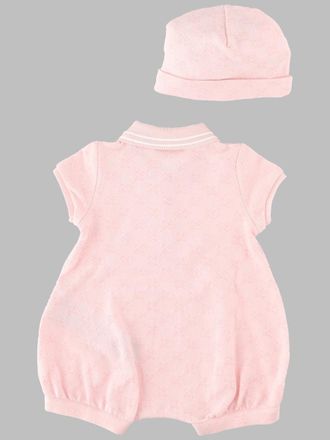 Gucci Cotton Jersey Onesie Set - Pink