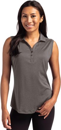 Cutter & Buck Forge Eco Stretch Recycled Womens Sleeveless Polo