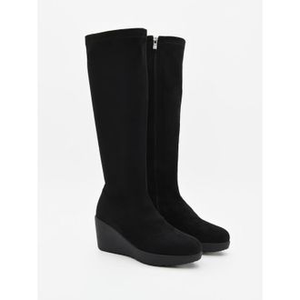Purapiel Wedge Boot Bro2 Zwart